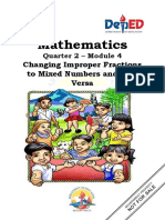 G4 - Q2 - Module 4 - Changing Improper Fraction To Mixed Number or Vice Versa