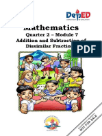 G4 - Q2 - Module 7 - Addition and Subtraction of Dissimilar Fractions-1