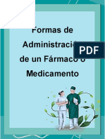 Formas de Administración de Un Farmaco o Medicamento