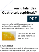 As Quatro Leis Espirituais Preletor Pastor Francisco Cavalcanti