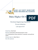 Baku Higher Oil Schoo Report Number 5