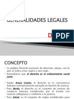 Generalidades Legales