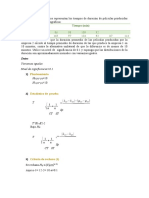 Empres A Tiempo (Min) 1 2: 10.39 Los Siguientes Datos Representan Los Tiempos de Duración de Películas Producidas