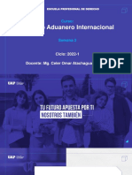 SEMANA 2 Derecho Aduanero Internacional