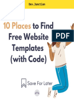 10 Places To Find Free Website Templates (With Code)