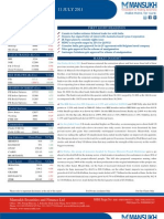 MARKET OUTLOOK FOR 11 July - CAUTIOUSLY OPTIMISTIC