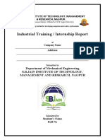 Internship Report FORMAT