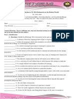 GE 104 Midterm Tentative