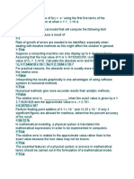 Numerical Methods-PRELIMS