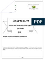 Cours Comptabilite Secretaire Assistant Comptable Grade B1 2022 Auditeurs