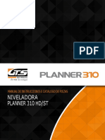 Niveladora Planner 310 HD-ST