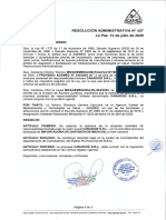 Resolucion Administrativa N°427