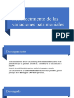 Reconocimiento de Las Variaciones Patrimoniales (Unidad III)