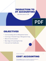 A201 - 1 - Intro To Cost Accounting (Jamero 2022)