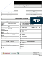 Instituto Mexicano Del Seguro Social: I. Datos Generales Del Asegurado