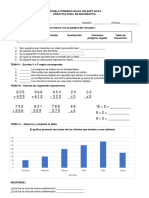 PRACTICA FINAL DE MATEMATICAS 4to Grado