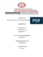 Portfolio Evaluation and Investment Decision Making