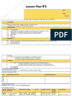 Lesson Plan Format RCEM Approach