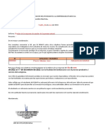 Ejemplo de Llenado de Documentos