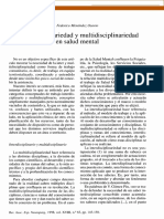 Interdisciplinario y Multidisciplinario