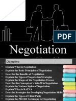 Negotiation Skills Basics