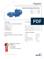 Catalogo Motobomba KSB Megabloc Rosca