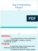 Assisting in Intravenous Infusion New