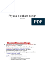 Physical Database Design