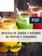 6) Zumos y Batidos de Frutas y Verduras