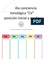 Plantilla Conciencia Fonológica CV