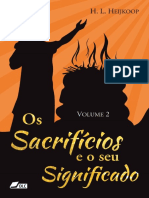 HENDRIK LENDERT HEIJKOOP - OS SACRIFÍCIOS E O SEU SIGNIFICADO - Vol. 2