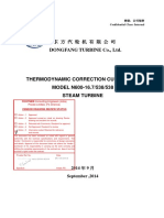 Thermodynamic Correction Curves For Model n600-16 7538538 Steam Turbine