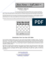 Atlantic Chess News 2003 - 1