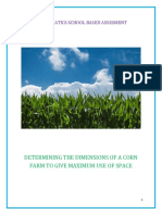 Sba Sample 1 Determining The Dimensions of A Corn Sba