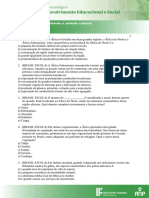 Atividades África Pluralidade e Unidade Cultural