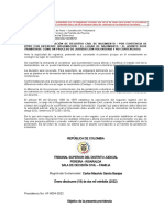 2021-00387 - AF-0004-2022 - Cancelacion Registro Civil. Por Existir Otro Con Informacion Diferente. Se Tramita Por Proceso de Jurisdiccion Voluntaria