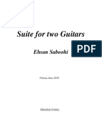 Saboohi - Suite For Two Guitars