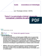 TEMA 3 Psicología Criminal Diapositivas