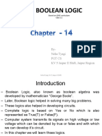 Chapter 14 Engboolean Logic