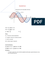 Sinusoidal Source Electrical Ciruits AC Notes