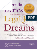 Guerrilla Tactics For Getting The Legal Jo - Kimm Alayne Walton