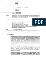 INFORME N°264 - NULIDAD DE RESOLUCION DE OFICIO DE ACTO ADMINISTRATIVO - ET - CORAZON DE JESUS - SA-ETPSM-COJESA Imp