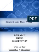 EdD - Thesis - Dissertation Writing