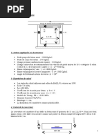 Note de Calcul Pour Caniveau