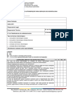 Roteiro de Autoinspeção para Serviços de Odontologia