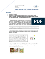 3.activities For Developing Language Skills - Listening - Speaking