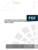 Kotak Mahindra Bank Limited Swot Analysis Bac