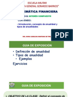 S7 - Introducción, Concepto de Anualidad y Tipos de Anualidades