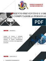 Mantenimiento Preventivo y Correctivo de PC