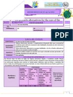 Lista de Cotejo 13 de Señptiembre